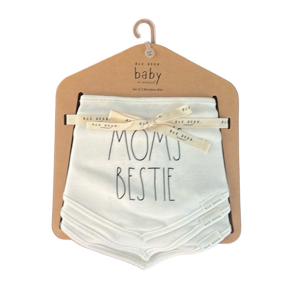 NWT Rae Dunn Baby Bandana Bibs, Set of 3